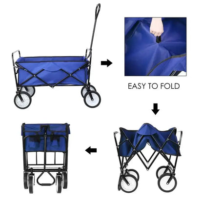 Outdoor Garden Utility Wagon Cart