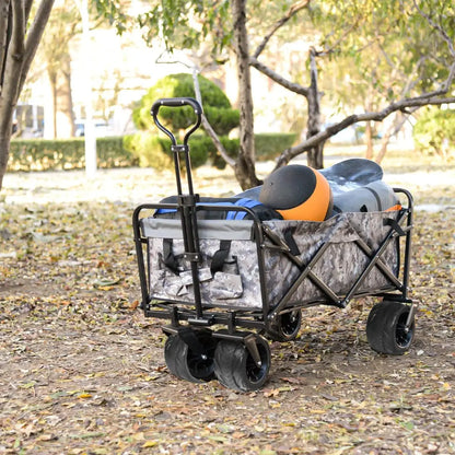 Heavy Duty Collapsible Wagon Big Wheels, All Terrain