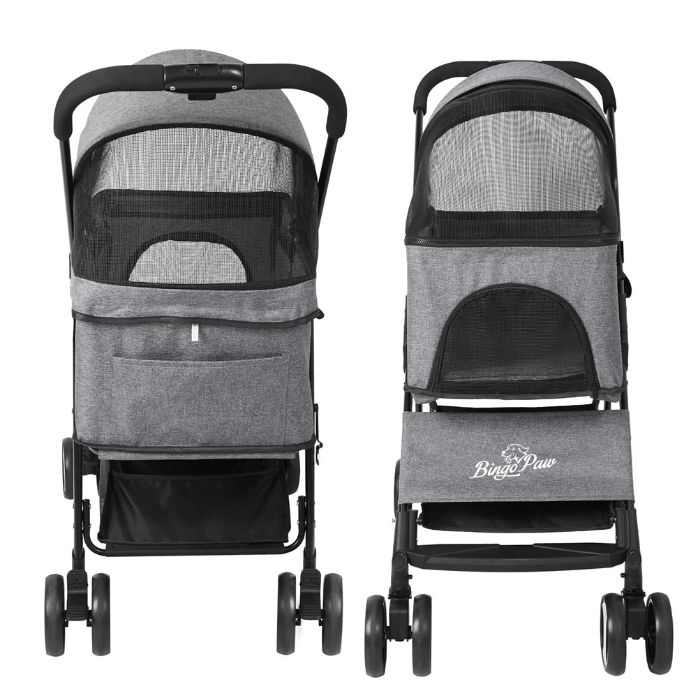 Pet Stroller Foldable Travel Carrier
