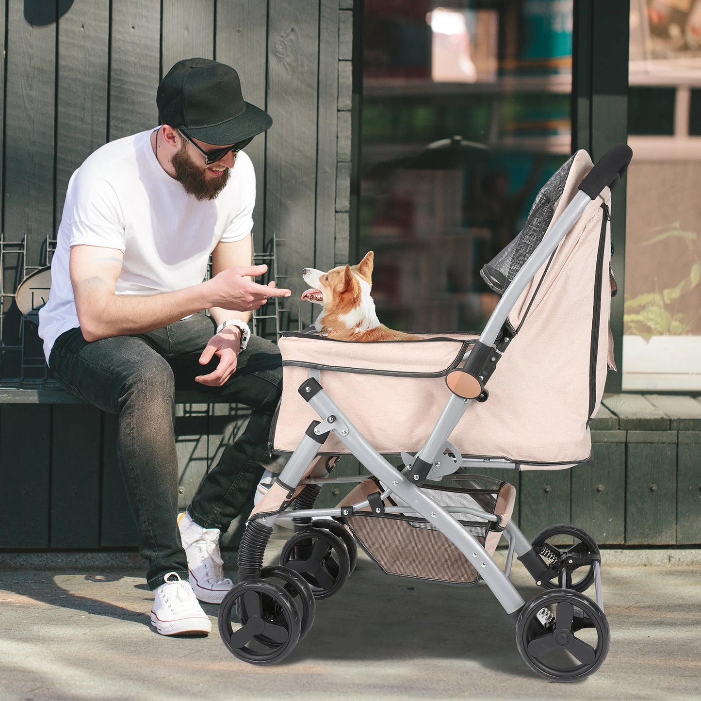 Executive Pet Stroller - Foldable