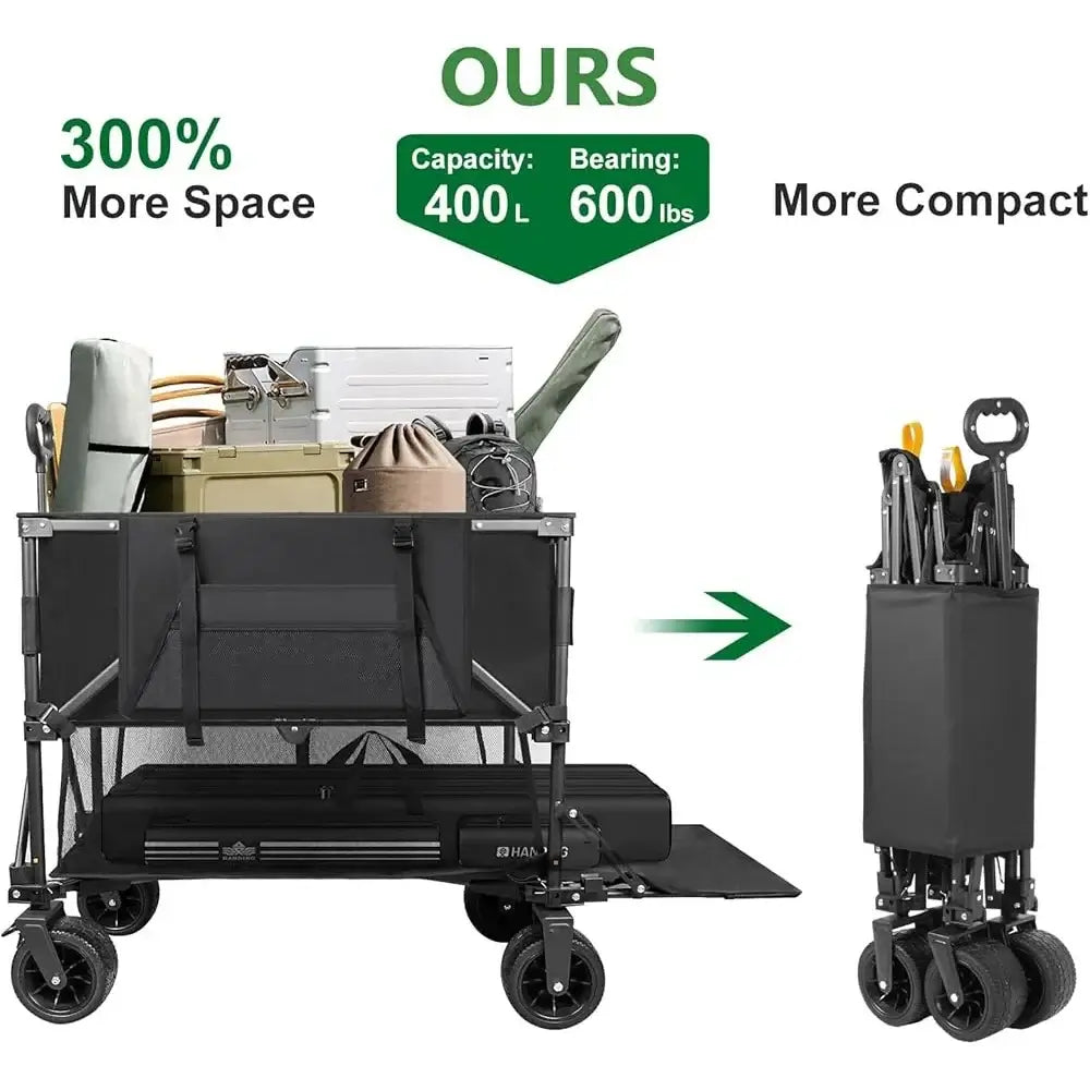 Double Decker Wagon 600lbs Capacity - All Terrain