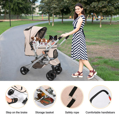 Foldable Pet Stroller - Detachable
