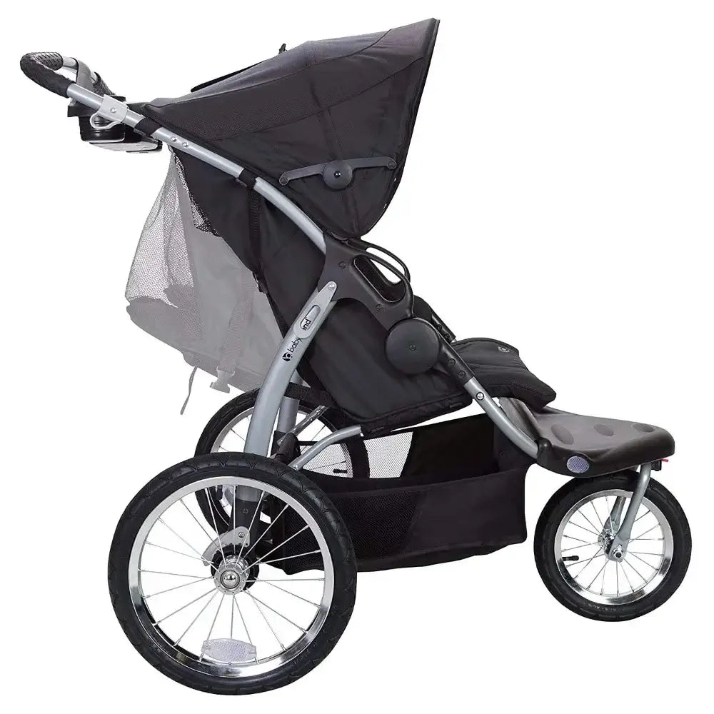 Expedition Double Jogger Stroller, Griffin - storage basket