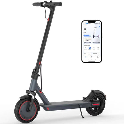 TMAX 10inch Adult Folding Electric Scooter, 500W 22MPH, APP Smart, Shock-absorbing, Anti-skid