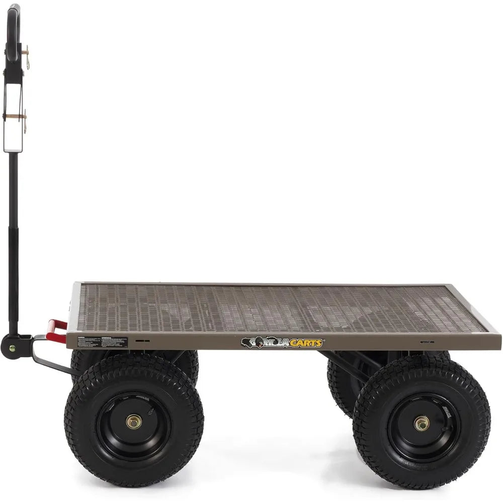 Gorilla Cart w/Removable Side Panels, 1200 lb Capacity