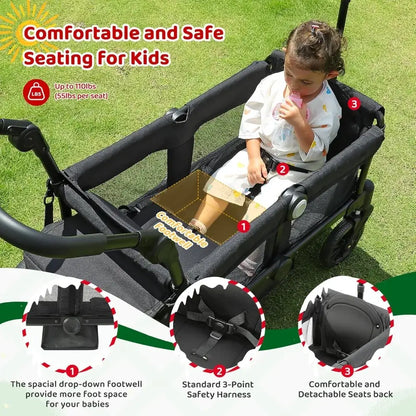 Stroller Wagon For 2 Kids -All-Terrain