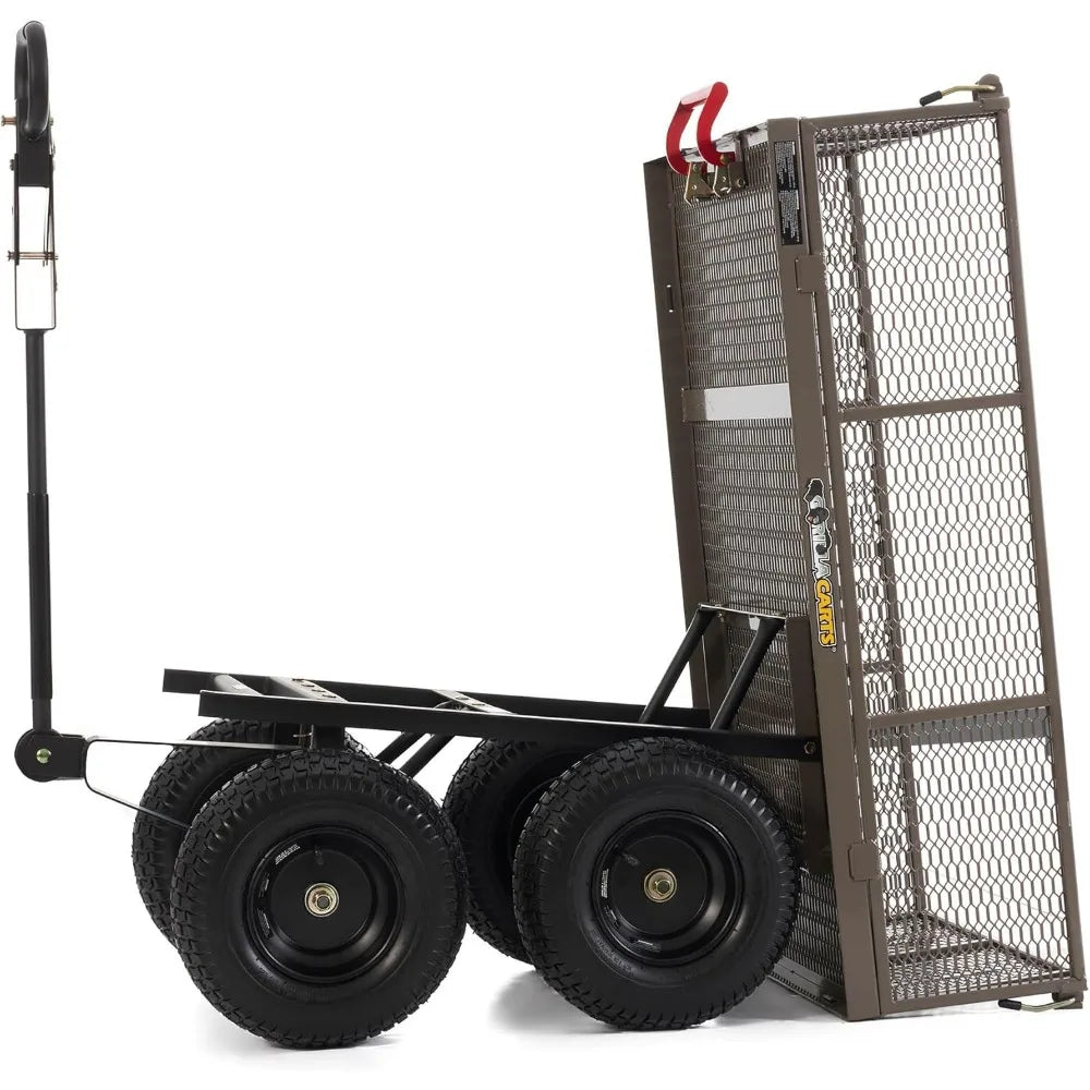 Gorilla Cart w/Removable Side Panels, 1200 lb Capacity