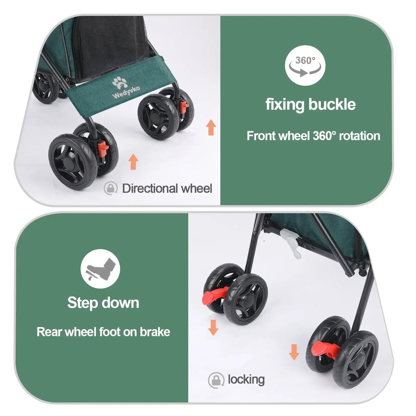 Lightweight Pet Stroller - Foldable