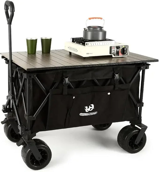 Collapsible Wagon Cart, Large Capacity, All-Terrain Wheels Heavy Duty
