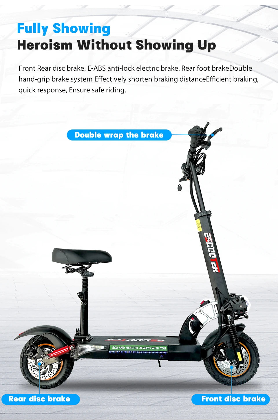 Adult Foldable Electric Scooter, 48v 13ah 16Ah, Kick Scooter Lightweight, Long Range 35-55km, 800w