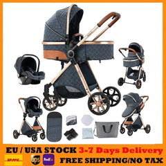 3-in-1 Lightweight Stroller - Carriage, Bassinet