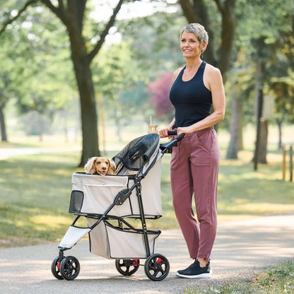 Portable Pet Stroller - Lightweight Foldable