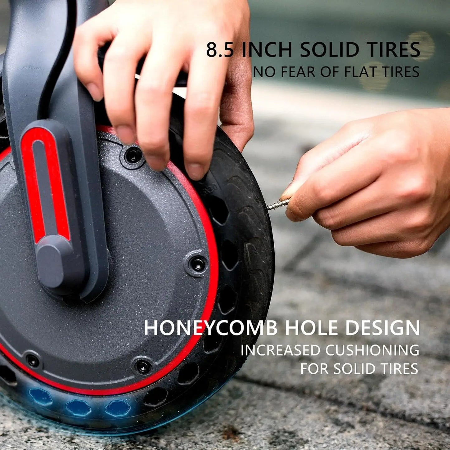 G5.0 Adult Foldable Electric Scooter, 36V 10.5AH 21Miles Long Range 19Mph 350 Motor