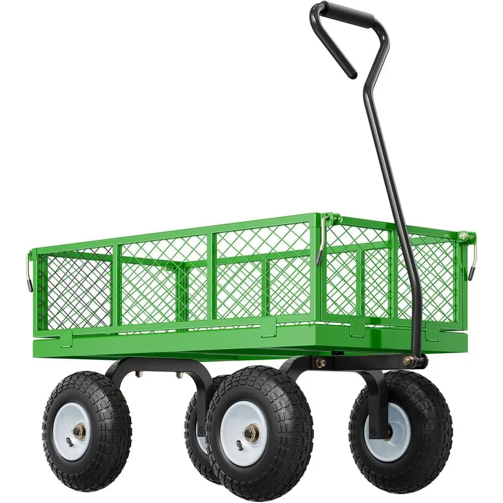 900 Lbs Capacity Heavy Duty Steel Garden Cart