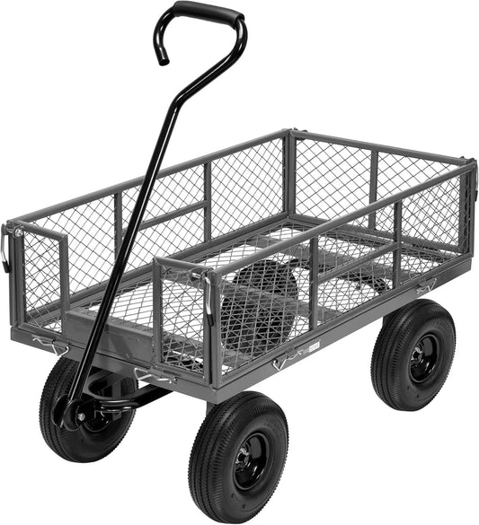 Heavy Duty 880 Lbs Capacity Folding Utility Cart Wagon