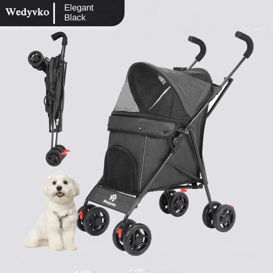 Pet Stroller - Foldable and Lightweight