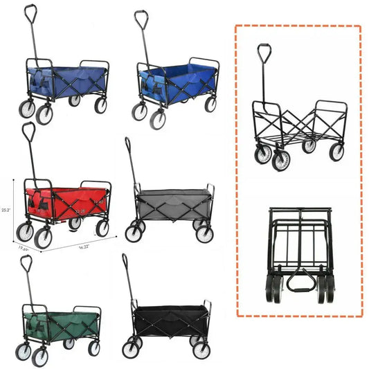 Outdoor Garden Utility Wagon Cart