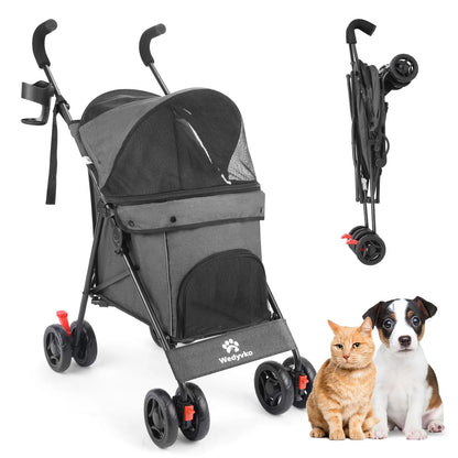 Pet Stroller - Foldable and Lightweight