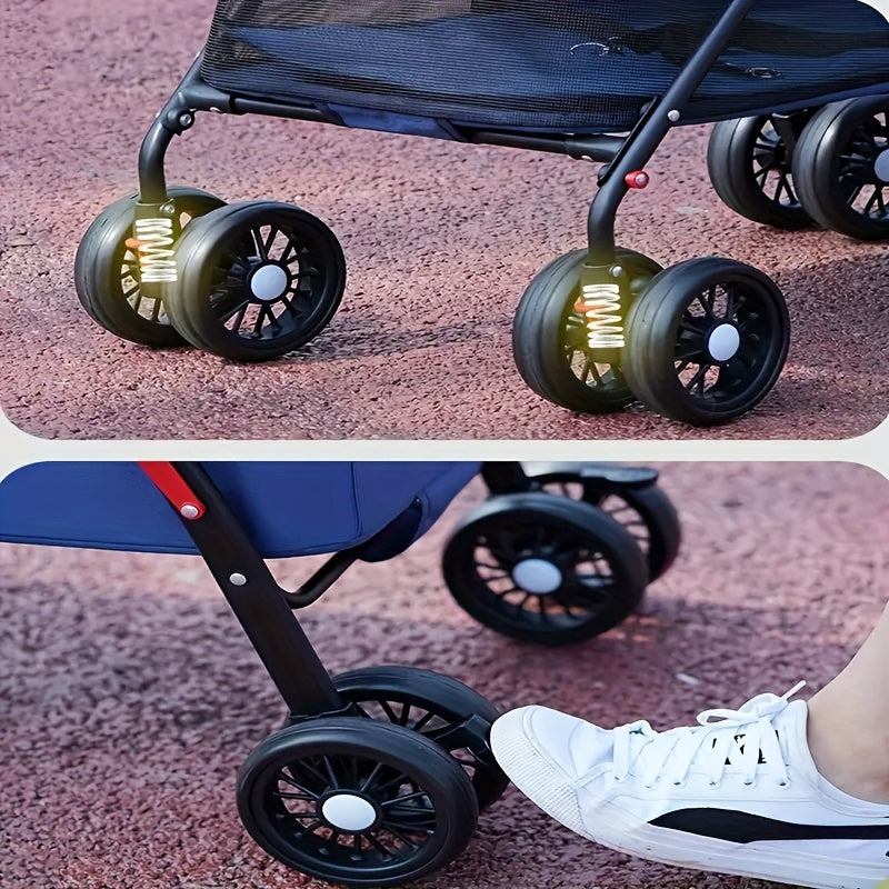 Lightweight Foldable Pet Stroller